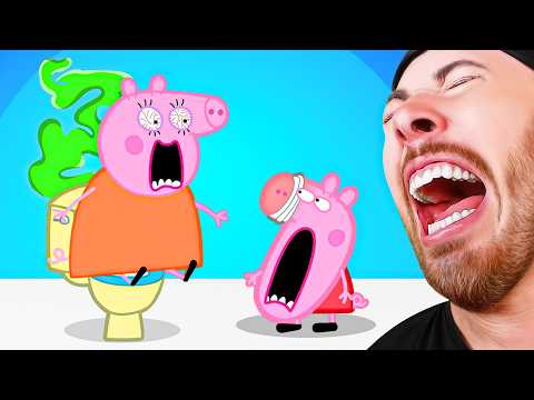 Peppa Pig FUNNIEST Try Not To Laugh Challenge?! (Funny Animation)