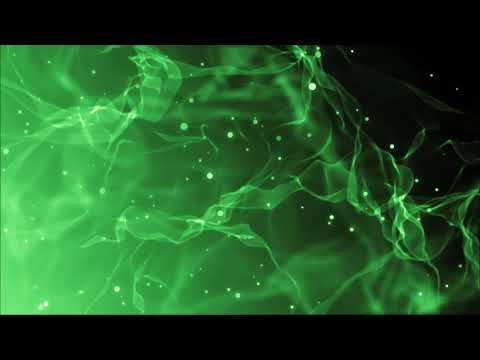 Relaxing Green Smoke Background - Free Looping Motion Graphic Screensaver