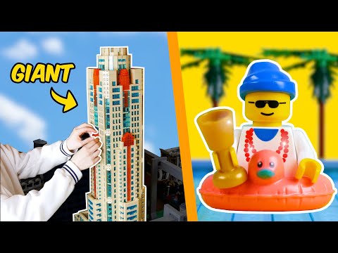 I built a LUXURY HOTEL skyscraper in LEGO