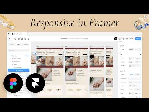 Figma to Framer: Develop Responsive Homepage for Tablet & Mobile Step-by-Step Guide | Part 2