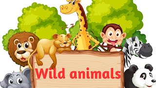 Wild Animals Name in English Live | Animals Name #trending  #viral #yt #english