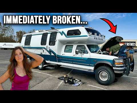 We Bought The RAREST Motorhome (driving it 2,000 miles home)