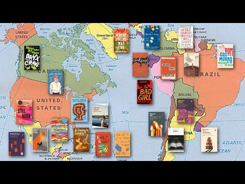 a book from every country in north and south america 🌎