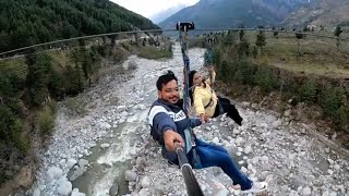 Manali highest zipline | Longest zipline in manali | Manali bungee jumping | Highest zipline