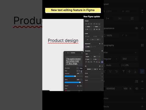 New Figma Update ‼️ | New text editing feature on Figma | Figma | UiDesign | Figma tips & tricks