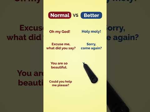 Basic English vs Advanced English Sentences #shorts