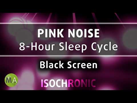 Smoothed Pink Noise 8-Hour Sleep Cycle Delta Waves for Sleep, Insomnia