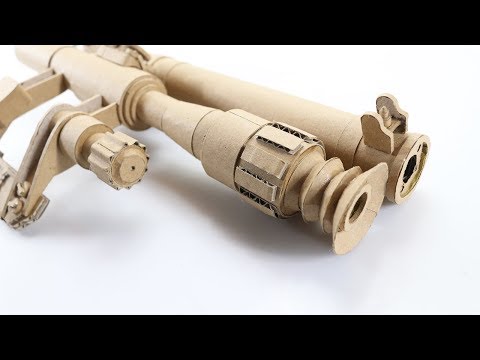 Scope & Barrel | How to Make Cardboard Gun