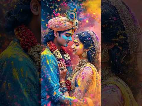 Radha sang holi khele nandlala #shots #trending #krishna #harekrishna #radhakrishna