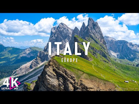 Italy 4K • Scenic Relaxation Film with Peaceful Relaxing Music and Nature Video Ultra HD