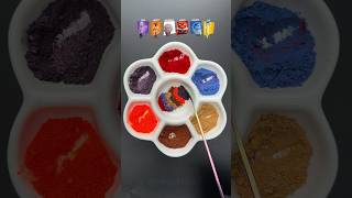 Guess the mixed colors of Inside Out 2 Emotions #satisfying #colormixing #insideout2