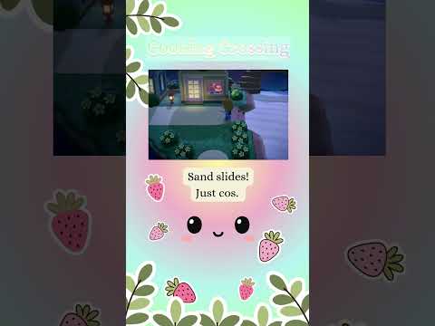 Animal Crossing Sliding on Sand #cookingcrossing #acnh #animalcrossingnewhorizons #gameplay