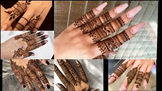 Latest Finger mehndi design🤩✨️⚘️ | Simple Mehndi |  #taishenna #trendingmehndi @SaraHennaDesign