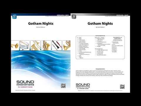 Gotham Nights, by Scott Watson – Score & Sound