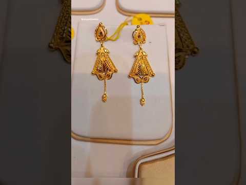 Gold earrings designs new model #shorts #viralshorts #earrings #jewellery