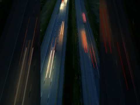 Night Highway Hyperlapse Timelapse #Shorts