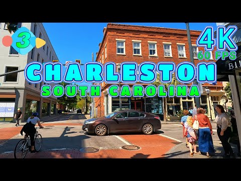 Charleston Drive on a Beautiful Day Part 3/6, South Carolina USA 4K-UHD