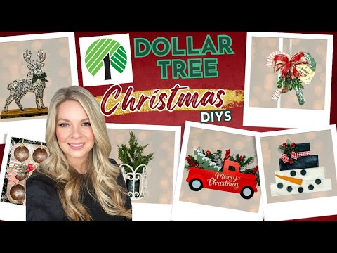 15 Dollar Tree Farmhouse Christmas Ideas to try