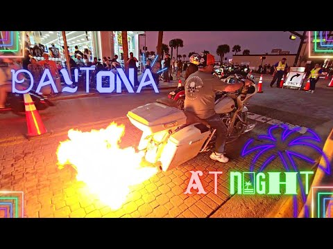 Daytona Bike Week At Night 2024 | The Rally Heats Up!