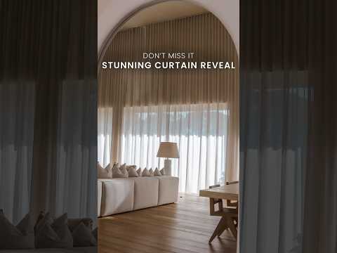 Stunning curtain reveal | Don’t miss it