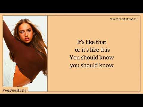 Tate McRae - Signs Lyrics | PopDuoMusic