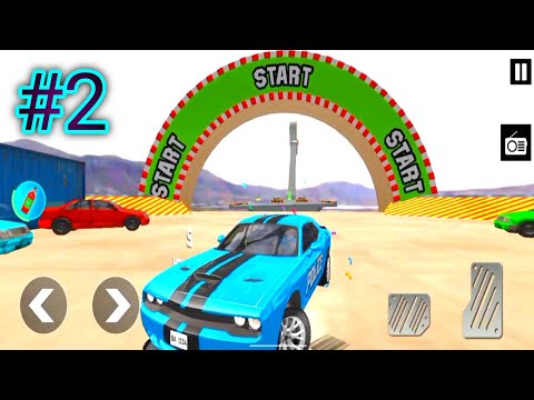 #2 Crazy Police Car Stunt Game// कार गेम// Car Games// Best Games// Android Gameplay