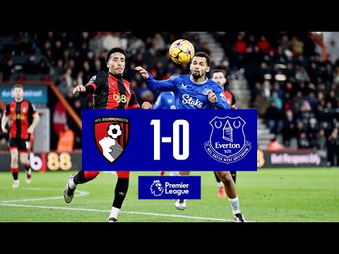 BOURNEMOUTH 1-0 EVERTON | Premier League highlights