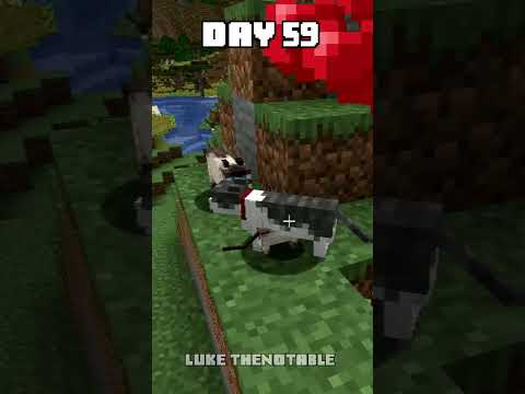 100 Days - [Minecraft Shorts] - Day 59 #minecraft #100days