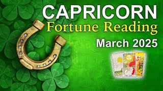 CAPRICORN Fortune Reading "GREEN LIGHT ON AN OFFER! NEW OPTIMISM, WISER FROM EXPERIENCE" March 2025