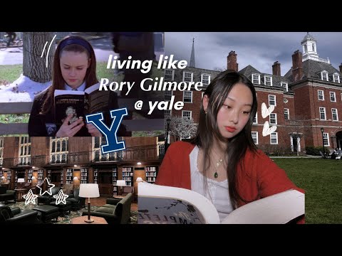 yale student lives like rory gilmore for a day. 🧸☕️🍂 | study vlog, good food, reading