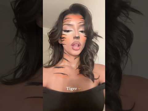 Tiger Makeup for Halloween 🐅🎃