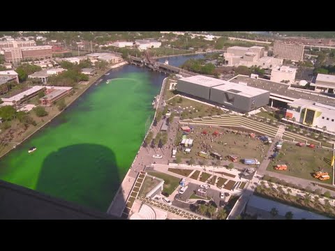 Is it safe? City responds to petition calling for end to dyeing river green tradition