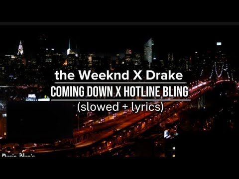 the Weeknd x drake - coming down x hotline bling|(slowed + lyrics!)