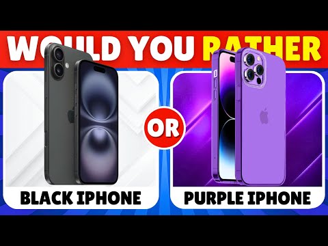 Would You Rather: BLACK or PURPLE Edition 🖤💜 | Choose Your Favorite!