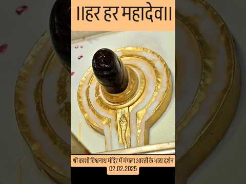 श्री काशी विश्वनाथ मंदिर में मंगला आरती के भव्य दर्शन 02.02.2025