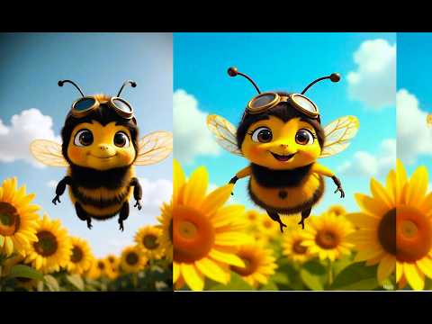 The Little Bumblebee on an adventure #nurseryrhymes #kidssongs  #kids  #kidsvideo