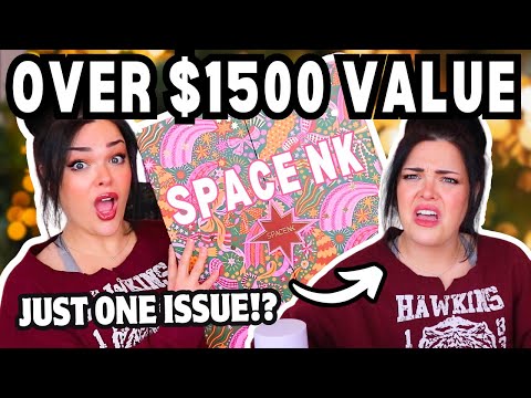 THE BEST YET! SO WHAT’S THE ISSUE!? | $1500 Value Space NK Advent Calendar