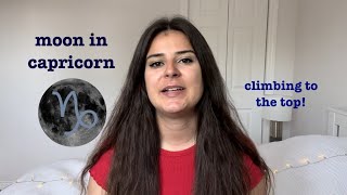 Natal Moon in Capricorn: Climbing to the Top!