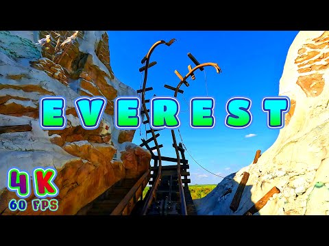 Expedition Everest Roller Coaster 4K @ 60 FPS, Disney's Animal Kingdom, Orlando Florida USA