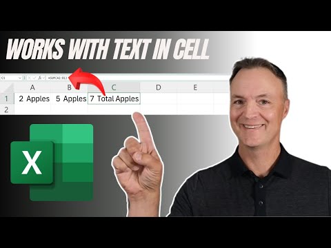 Keep your Excel Cells Formatted as a Number (Even when you add text!)