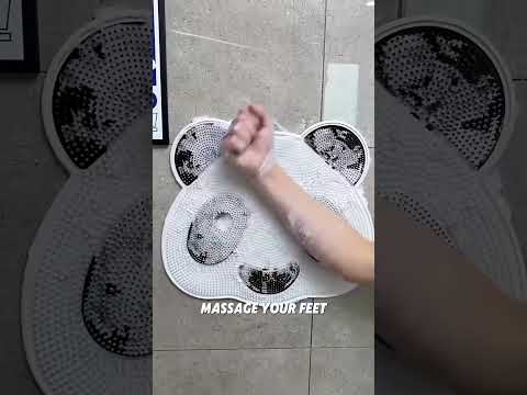 🔔Panda Pattern Non-Slip Massage Bathroom Mat - Product Link in Bio ( # 1540 ) ‪@MaviGadgets‬