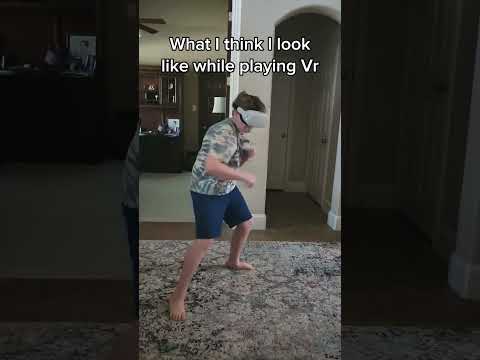 You look so stupid when you're playing Vr. #shorts #viral #funny #oculus