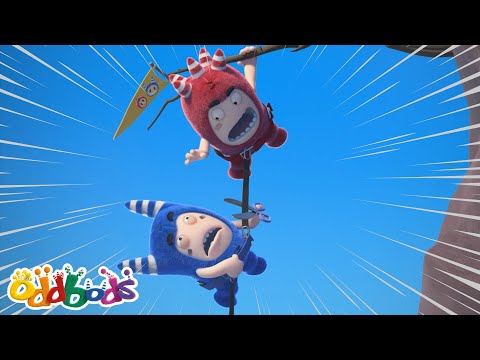 Cliffhanger | Oddbods Full Episode | Funny Cartoons for Kids