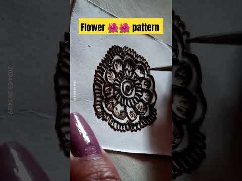 simple and easy 👍 mehandi tutorial।।mehandi pattern।।#mehandidesign #flowerpattern #simplemehandi