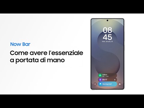 Galaxy S25: come usare Now Bar | Samsung