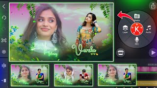 💚 New Style Nature Green Theme Video Editing in Telugu Kinemaster Trending Lyrical Video Editing