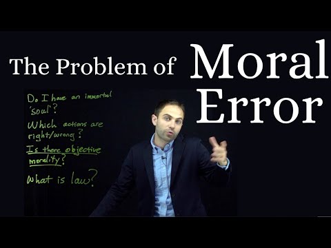 Does Moral Error prove that there are Objective Moral Laws?