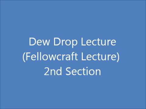 Dew Drop Lecture video