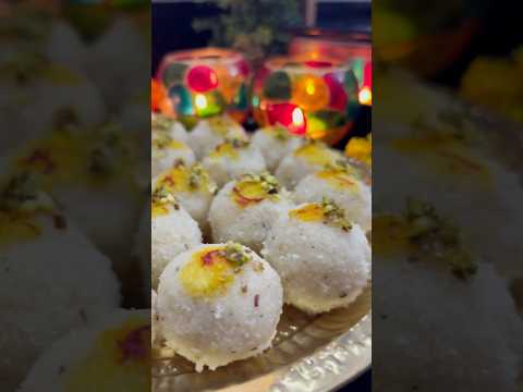 Steamed Coconut Rava Ladoo😋 #diwali #sweet