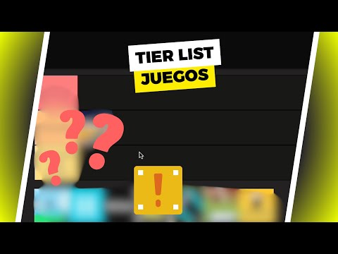 Tier List videojuegos RETRO